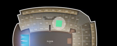 Seat view from 107