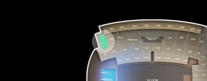 Seat view from 201