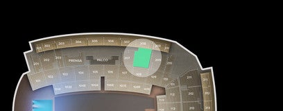 Seat view from 208