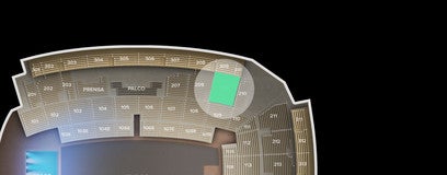 Seat view from 209