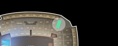 Seat view from 210