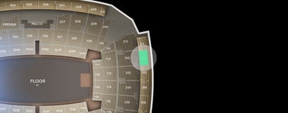 Seat view from 312