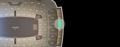 Seat view from 313