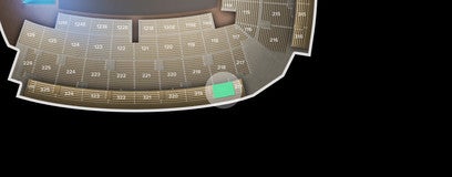 Seat view from 318