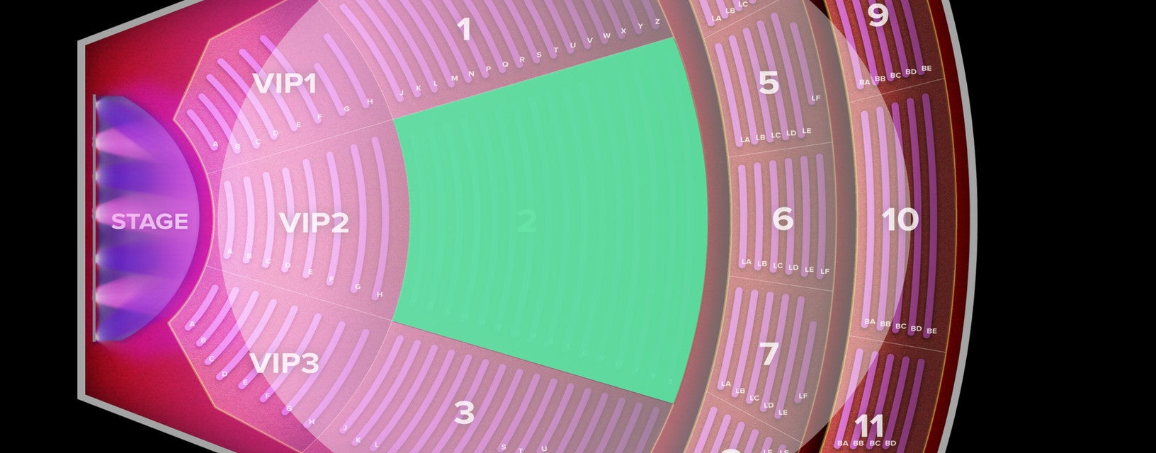 Seat view from Lower