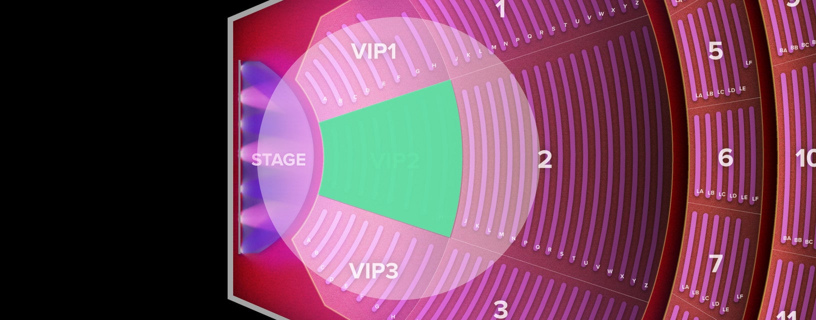 Seat view from VIP