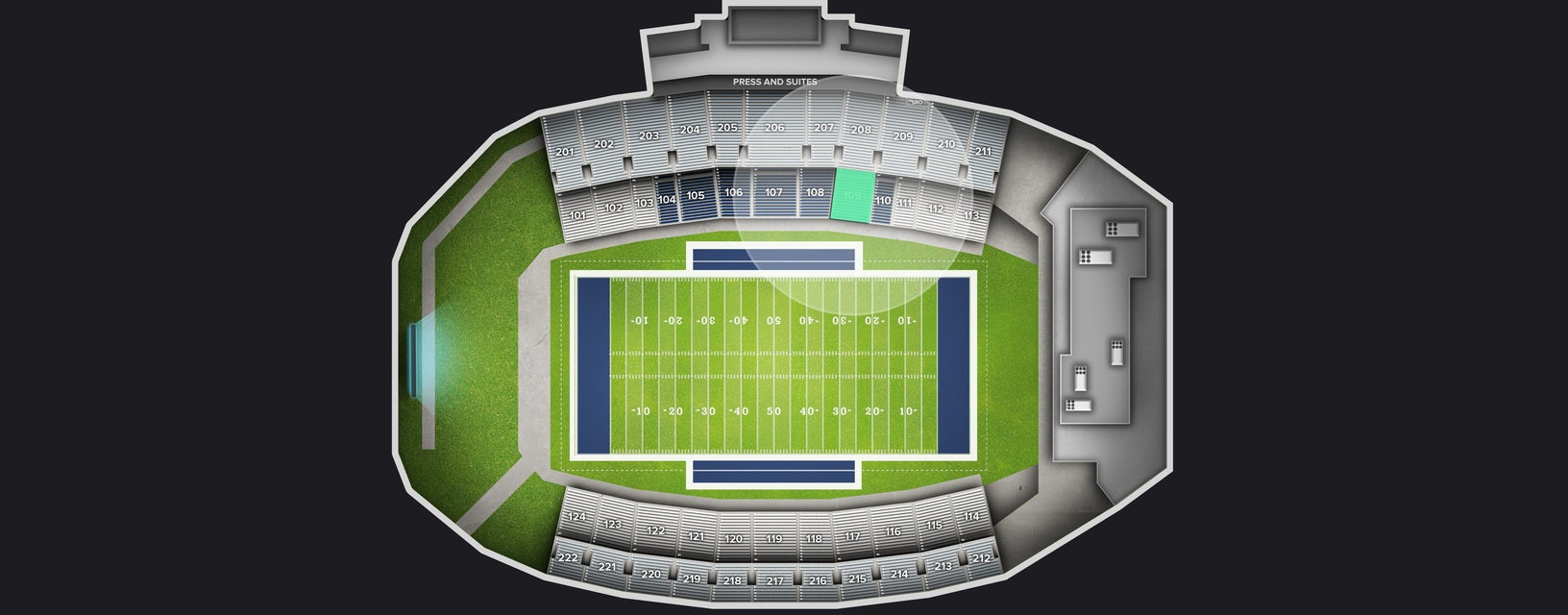 Seat view from Lower