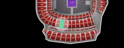 Seat view from Upper