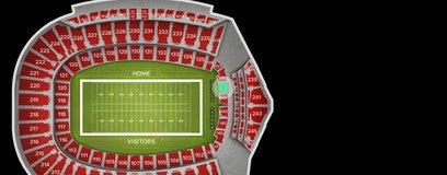 Seat view from Lower End Zone