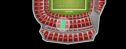 Seat view from Upper Sideline