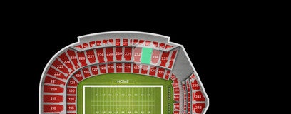 Seat view from Upper Sideline