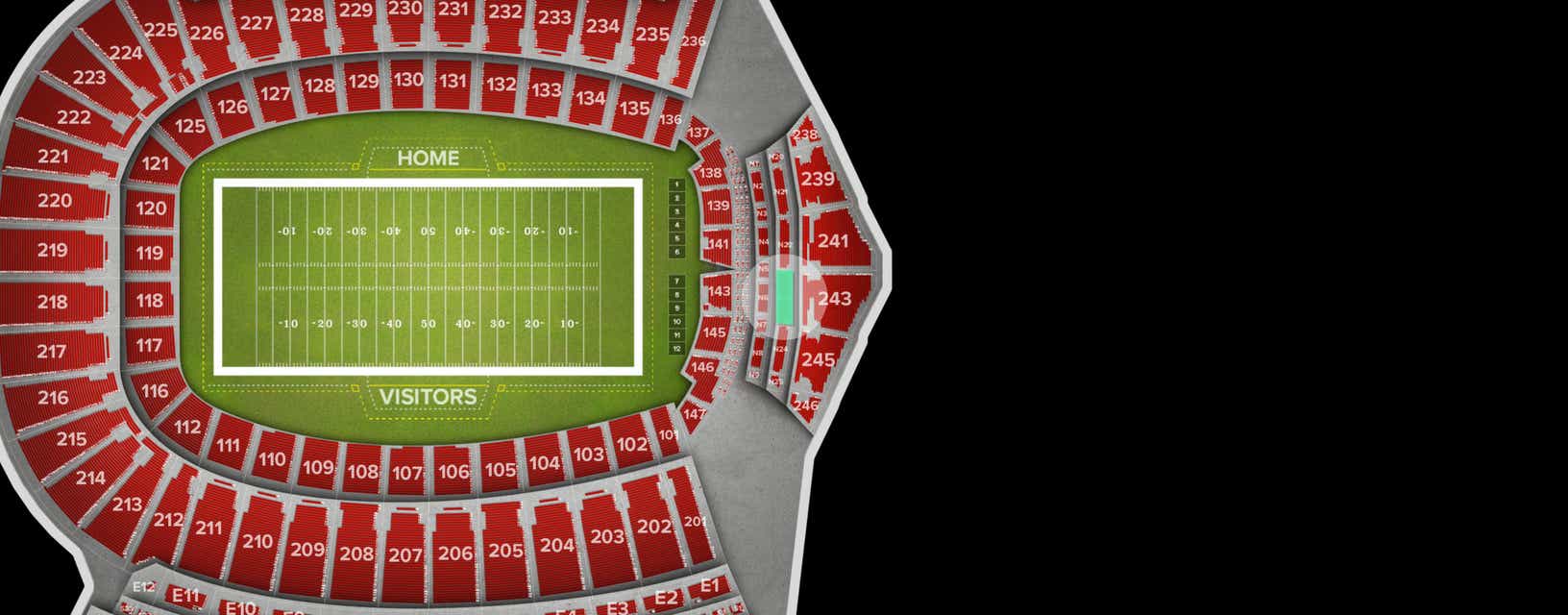Seat view from N23