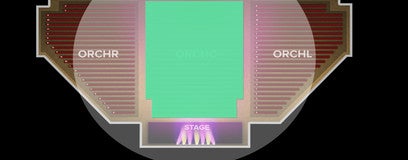 Seat view from Orchestra