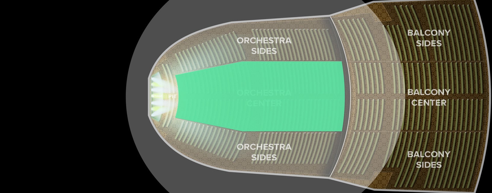 Seat view from Orchestra