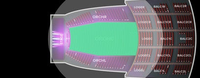 Seat view from Orchestra