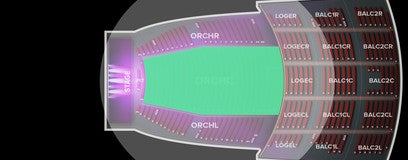 Seat view from Orchestra