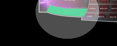 Seat view from Orchestra