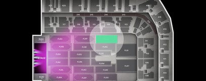 Seat view from FLRH