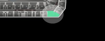 Seat view from 407