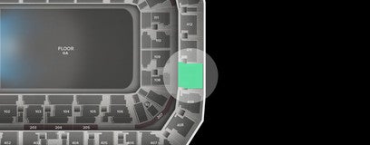 Seat view from 410
