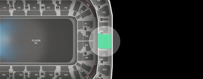 Seat view from 411