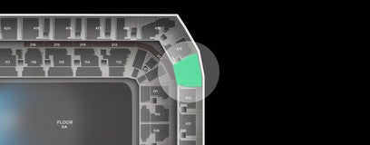Seat view from 413