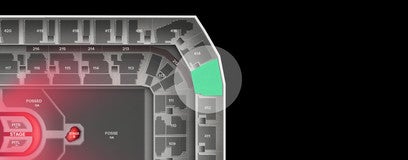 Seat view from 413