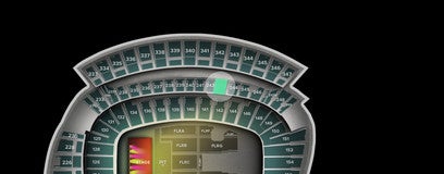 Seat view from Middle