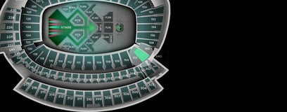 Seat view from Light Blue Zone