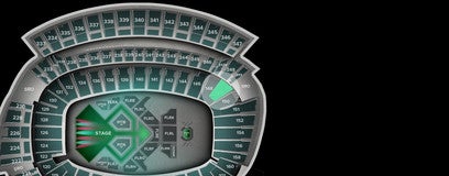 Seat view from Light Blue Zone