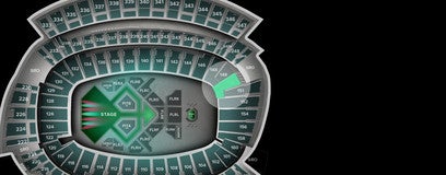 Seat view from Light Blue Zone