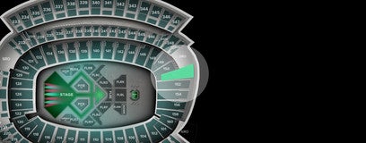 Seat view from Light Blue Zone