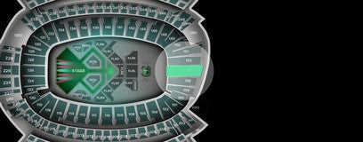 Seat view from Light Blue Zone