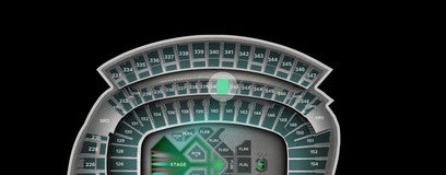 Seat view from Club Seats