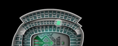 Seat view from Club Seats