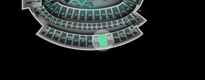 Seat view from Dark Pink Zone