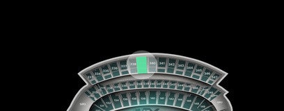 Seat view from Gold Zone
