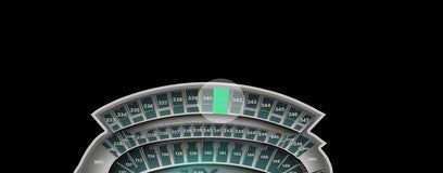 Seat view from Gold Zone