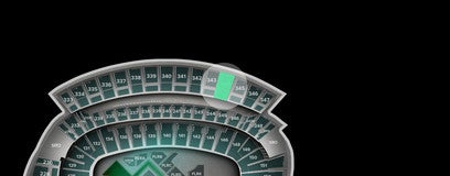 Seat view from Dark Pink Zone
