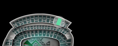 Seat view from Light Purple Zone