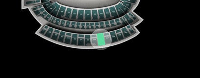 Seat view from Dark Pink Zone