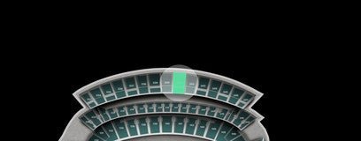 Seat view from Gold Zone