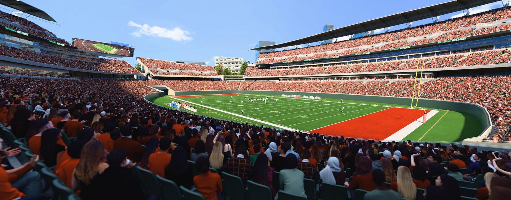 Seat view from Orange Zone