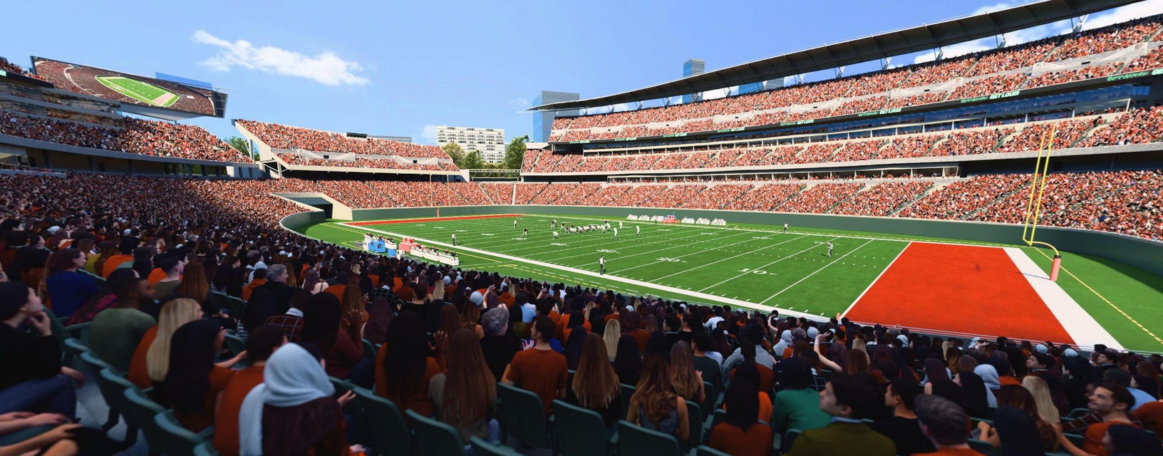 Seat view from Orange Zone