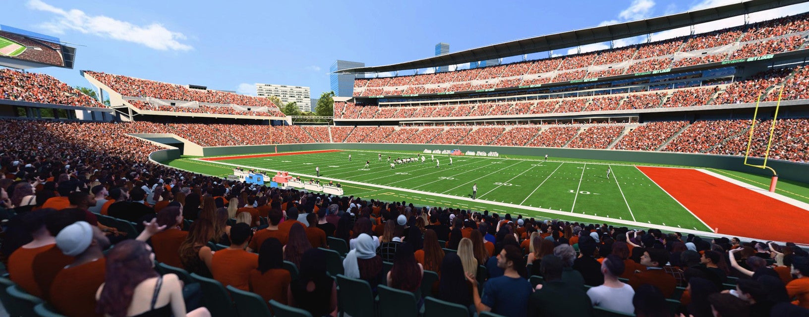 Seat view from Orange Zone