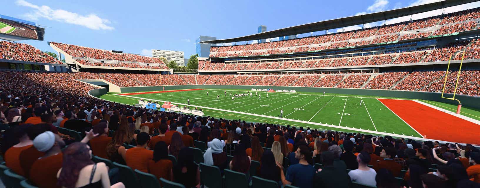 Seat view from Orange Zone