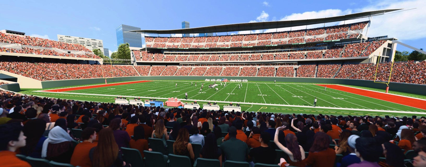 Seat view from Orange Zone
