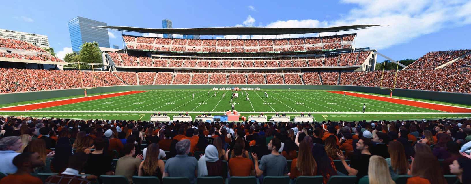 Seat view from Orange Zone