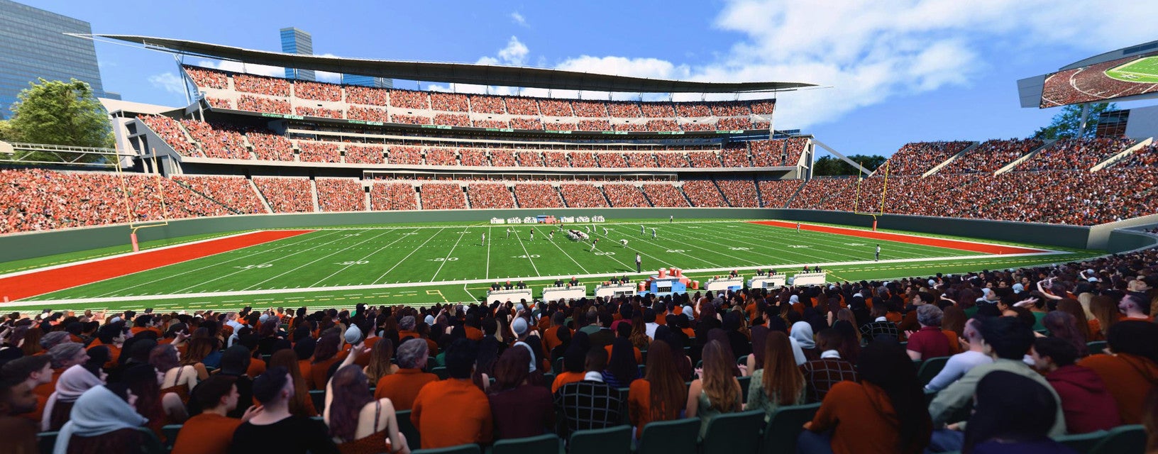 Seat view from Orange Zone