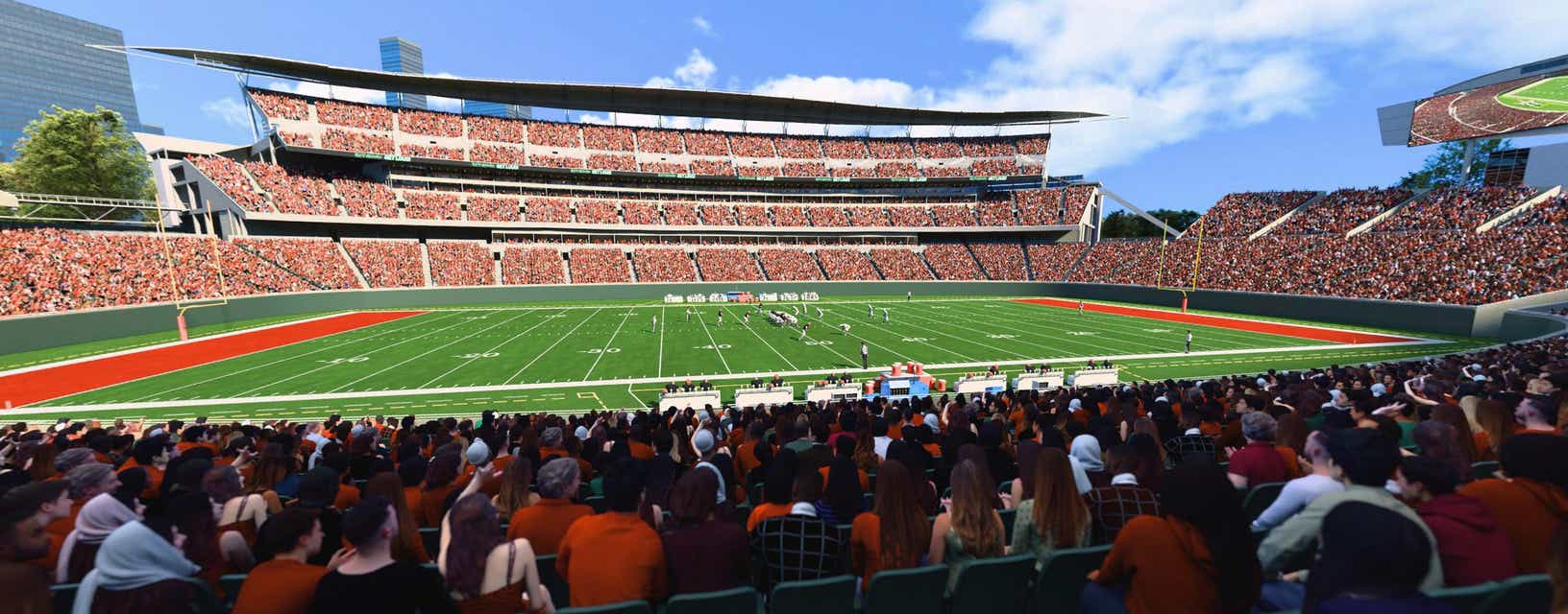 Seat view from Orange Zone